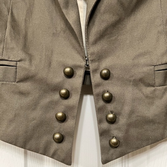 CoffeeShop Blazer - Military Khaki - Size Small - Picture 2 of 5